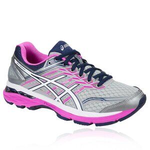 RARE Asics GEL GT 2000 5 Size 9.5 US 41.5 EUR Grey Indigo Blue Pink Medium
